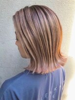 アース 戸塚店(HAIR&MAKE EARTH)&nbsp;20代30代40代ハイライト外国人風カラーピンクアッシュ外ハネ