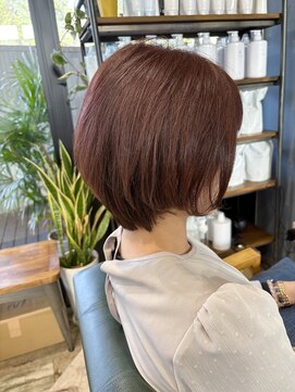 レナータ ヘア(Renata hair) 大人ショート/丸みショートボブ/ひし形ショート/ピンクベージュ