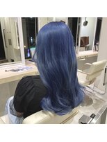 アッシュ 高津店(Ash) 透け感ディープブルー