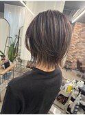 レイヤーボブ/ショートボブ/レイヤーカット/くびれボブ/30代40代