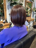 ヘアードレスビュー(hair dress V.I.E.W)&nbsp;ボブレイヤー×ピンクカラー