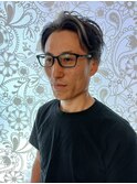 ★大人男性のツーブロックルーズパートスタイル[esola]