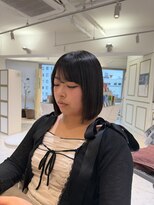 ビビディ バビディ ブー 河原町三条店(Bibbidi.bobbidi.boo)&nbsp;▽タッセルボブ/切りっぱなしボブ/顎下2cmボブ