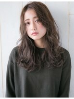 サンド 銀座(sand)&nbsp;【sand小金丸】大人ヴェールウェーブ×ブルージュ透明感カラー