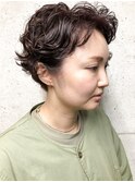 [a sekand]ショートボブ×リアルパーマスタイル