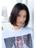 オトナっぽい黒髪ボブ【Nドットオイル仕上げ】