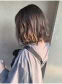 アッシュベージュボブ☆