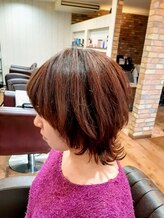 美容室 エルミタージュ シエル(Hermitage Ciel)&nbsp;イメチェン★春夏ミディアムウルフスタイル(^-^)/