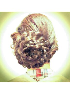 ブラウ ネイル パーティー(Blau Nail Party) あみこみフラワー*♪