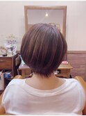 ふんわり丸みショート