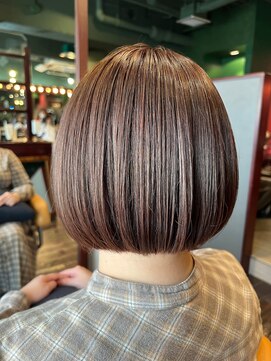 プレゼンスセタガヤ(PRESENCE SETAGAYA) ミニボブ/ピンクベージュ/ボブ/グレージュ/グレーベージュ