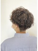 メンズ波巻パーマ/アースカラー/30代・40代・50代