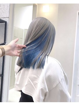 ローレン(Lolen.) 【インナーカラー☆ ブルー×シルバー】藤川 侑大