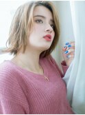 秋髪外国人風イルミナ系リラックスボブby premier models☆