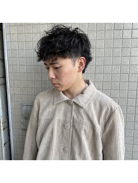 イツモノトコロ(kami to zakka) 【イツモノトコロ】フェザーマッシュ×スパイラルパーマ