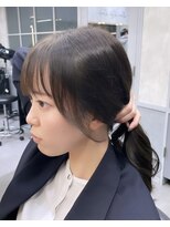 ロンドアヴァントゥス 池袋(Lond aventus)&nbsp;韓国レイヤー/韓国風/ボブ/髪質改善/黒髪/ブリーチなし〔池袋〕