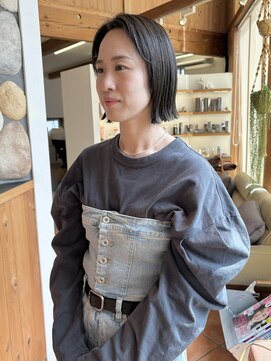 ラパンセベージュ(LA PENSEE BEIGE) LA PENSEE / beige 田川 / ミニボブ/ナチュラルブラック