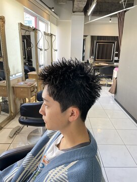 アイズ 海老名(AIZU) スパイキーショート　ザクザクショート　海老名メンズカット