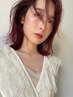 【ブリーチなしカラー】ブリーチなしダブルカラー＋カット＋TR￥15400