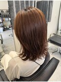 ふわ軽毛先パーマ