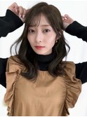 【F】透明感たっぷり似合わせセミディ小顔前髪
