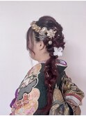 編みおろし/振袖ヘア/成人式/前撮り