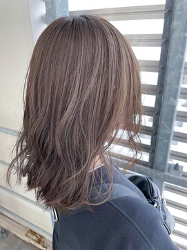 ジーナ 船橋(Zina) 髪質改善＊ロングレイヤーグレーベージュ＊美髪【Zina船橋】