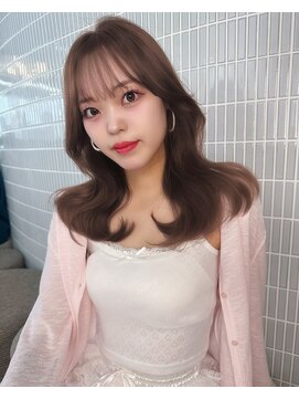 ボタン ハカタ(VOTAN hakata) 【博多美容室/坂本早苗】韓国ヘア/ブラウンカラー/前髪カット