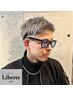 【Men's】デザインカット＋ブリーチホワイトカラー（ブリーチ2回）￥18900