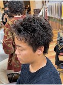 スパイキーパーマ/スパイキーショートウルフ/ベリーショート