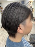 ショートボブ+ツーブロック