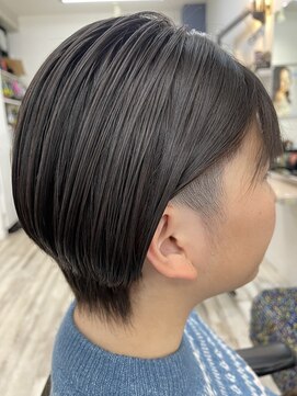 スタジオゼロ(studiozero) ショートボブ+ツーブロック