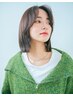  【髪質改善】カット＋SELECTカラー白髪可＋N.orフローディアTr￥18300→13100