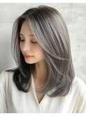 30代40代50代脱白髪染めグレイヘア白髪ぼかしハイライト