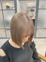 パーク(PARK)&nbsp;1ブリーチでできるミルクティーベージュ◎　町田　髪質改善