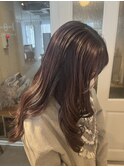 ラベンダーグレージュ/パープルアッシュ/艶カラー