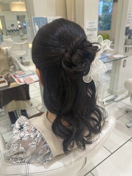 エクリフルール(equri fleur) 【目黒】お呼ばれハーフアップ #お呼ばれヘアセット#雅叙園