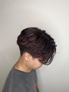 ボノ(vo_no) レッドハイライト/ニュアンスパーマ