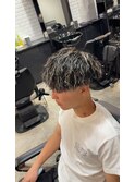 メッシュ×パーマ