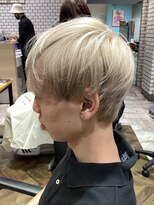 ステレオ ヘアデザイン 安城店(STEREO HAIR DESIGN) ホワイトベージュ×ナチュラルマッシュ（6月）
