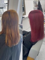 シャルティア 岩国(SHALLTIA)&nbsp;ハイトーン/ブリーチ/チェリーレッド/ワインレッド/暖色系カラー