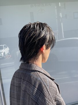 アロハナ 津店(ALOHANA) メンズウルフスタイル！シルバーハイライトで立体感バツグン！