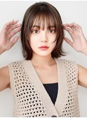 外ハネミディアムボブ