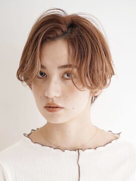 テクネ 天神大名(techne) 天神大名ミルクティーベージュダブルカラーケアブリーチショート