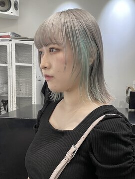 ココ 原宿(KOKO) #大人ガーリー#ダークアッシュ#ミディアムレイヤーカット