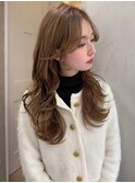 大人レイヤーカット　9トーンベージュ　髪質改善