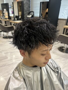 アグ ヘアー シルク 豊田市駅前店(Agu hair sylk) スパイキーショート×ソフトツイストパーマ