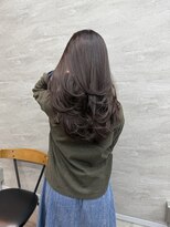 ソー(so.) ワンカールレイヤー×ラベンダーブラウン/レイヤーカット/横浜駅