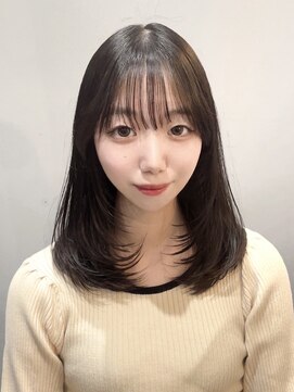 マーシュ(marshu) ワンカールで可愛く☆ミディアムレイヤー