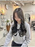 大人美人暗髪透明感オリーブカラー×韓国風 / 熊澤